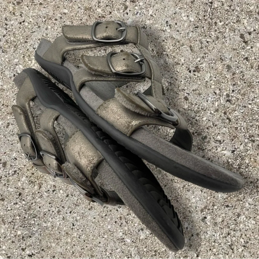 Vionic MISA SLIDE SANDAL Pewter Size 9